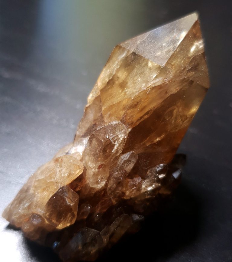 Rauchcitrin mit Artischockenwachstumsform